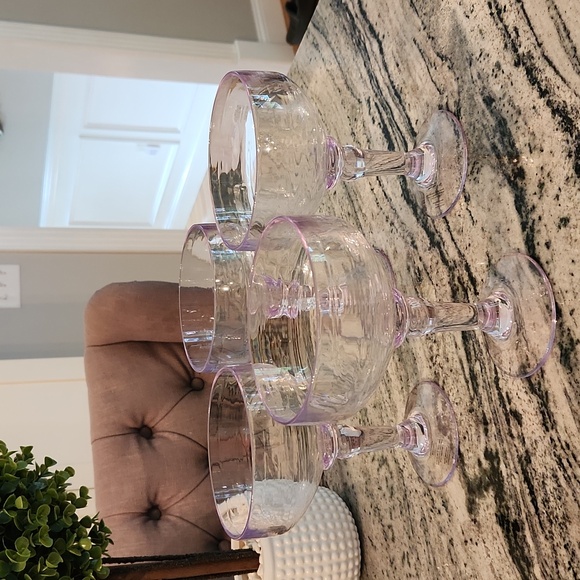 Margarita Glasses, Outdoor Clear Plastic, Lot of 4 - Picture 6 of 9